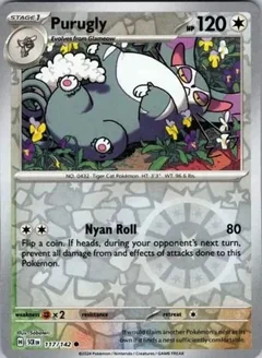 Purugly Reverse Holo 117