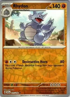 Rhydon Reverse Holo 75