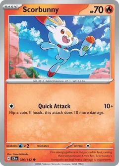Scorbunny Reverse Holo 26