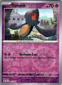 Yamask Reverse Holo 62