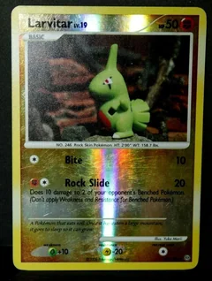 Larvitar Reverse Holo 63