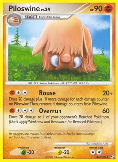 Piloswine Prerelease Staff 46
