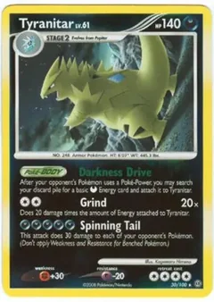 Tyranitar Cosmos Holo 30