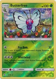 Butterfree Reverse Holo 3