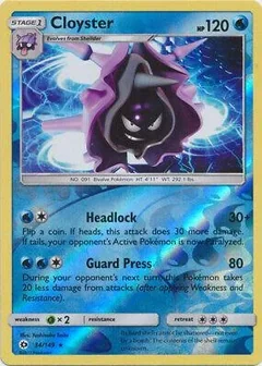 Cloyster Reverse Holo 34