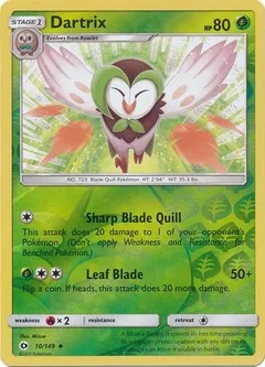 Dartrix Reverse Holo 10