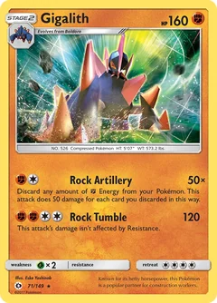 Gigalith Reverse Holo 71
