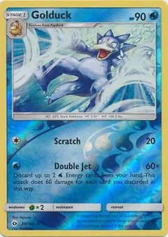 Golduck Reverse Holo 29