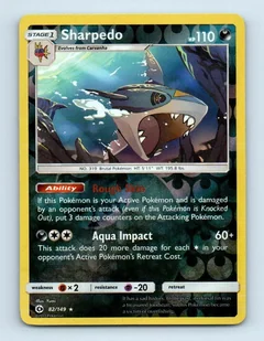 Sharpedo Reverse Holo 82