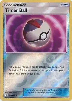 Timer Ball Reverse Holo 134