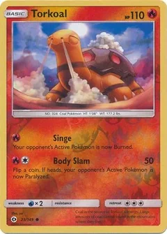 Torkoal Reverse Holo 23