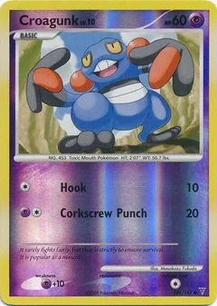 Croagunk Reverse Holo 101