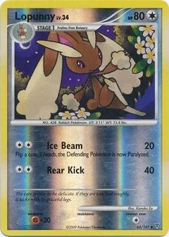 Lopunny Reverse Holo 63