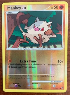 Mankey Reverse Holo 112
