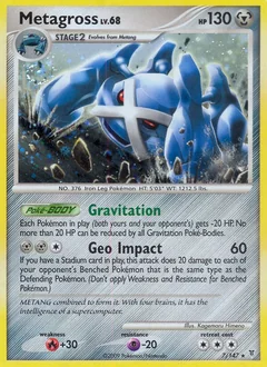 Metagross Cracked Ice Holo 7