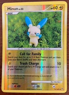 Minun Reverse Holo 71