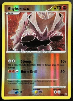 Rhyhorn Reverse Holo 122