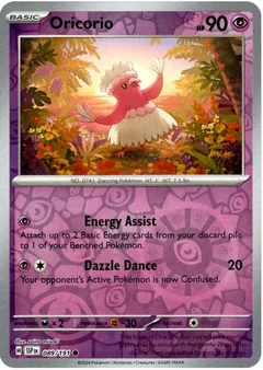 Oricorio Reverse Holo 89