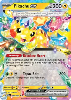 Pikachu Ex Prize Pack 57