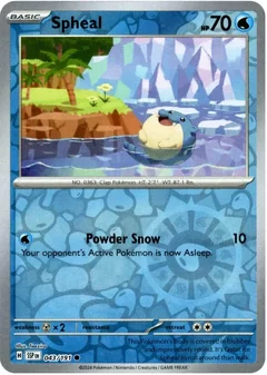 Spheal Reverse Holo 43
