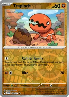 Trapinch Reverse Holo 104