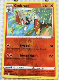 Cinderace Reverse Holo 35