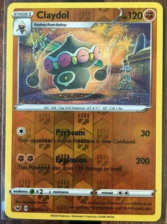 Claydol Reverse Holo 103