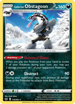 Galarian Obstagoon 119