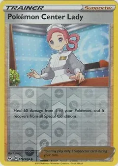 Pokemon Center Lady Reverse Holo 176
