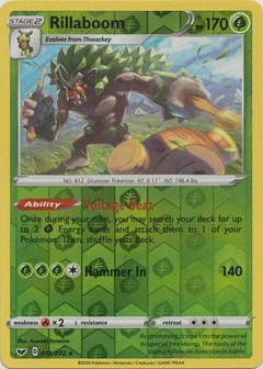 Rillaboom Reverse Holo 14