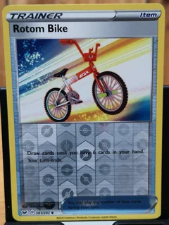 Rotom Bike Reverse Holo 181