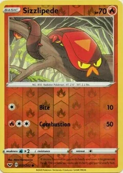 Sizzlipede Reverse Holo 37