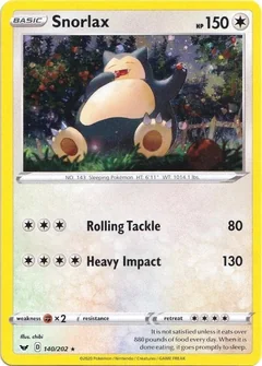 Snorlax Cosmos Holo 140