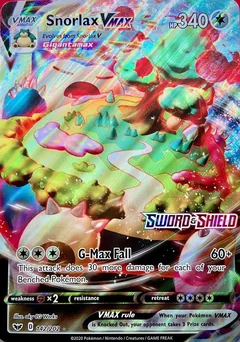 Snorlax Vmax Jumbo 142