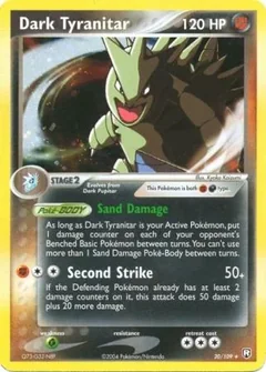 Dark Tyranitar Cosmos Holo 20