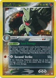 Dark Tyranitar Reverse Holo 20