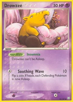 Drowzee Reverse Holo 54