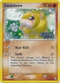 Sandshrew Reverse Holo 74