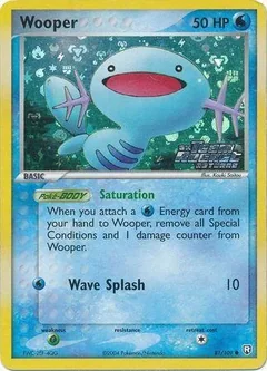 Wooper Reverse Holo 81