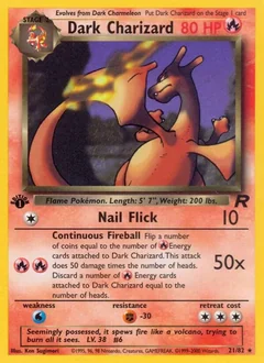 Dark Charizard 1St Edition 21