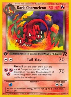 Dark Charmeleon 1St Edition 32