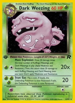 Dark Weezing 1St Edition 14