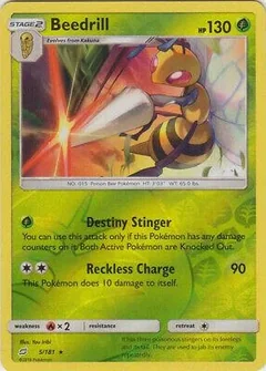 Beedrill Reverse Holo 5