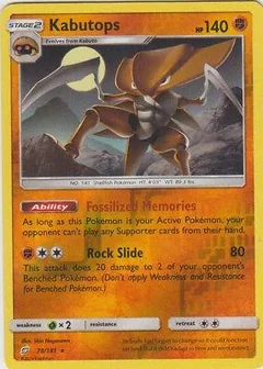 Kabutops Reverse Holo 78