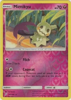Mimikyu Reverse Holo 112