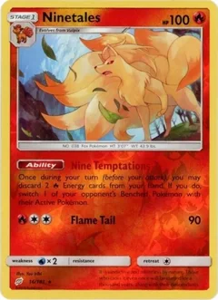 Ninetales Reverse Holo 16
