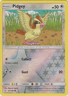 Pidgey Reverse Holo 121