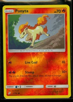 Ponyta Reverse Holo 17