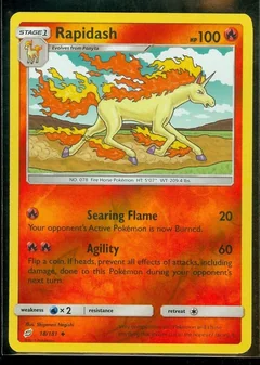 Rapidash Reverse Holo 18