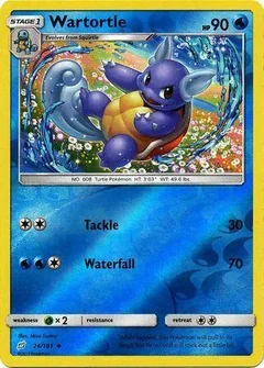Wartortle Reverse Holo 24